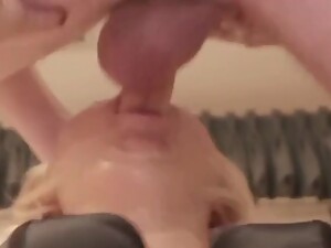 My Pussy and Throat Gets Destroyed In The Bathroom [Two Cum Loads!]