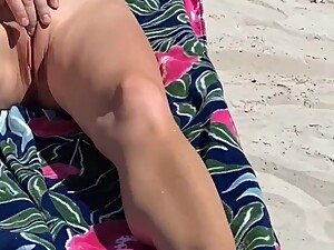 Hotwife fucked by a STRANGER at the beach and makes CUCKOLD husband film