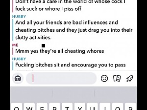 Sexting and Cuckolding Husband on Snap chat