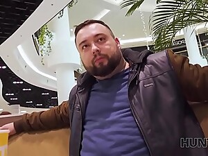 HUNT4K. I bought slutty wife in the mall and fucked in the restroom