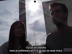 HUNT4K. Hunter aide les Â Ã  louer une chambre et frappe des colleen pour cela