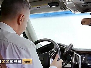 (Azul Hermosa) cucks her husband with her driver - Brazzers
