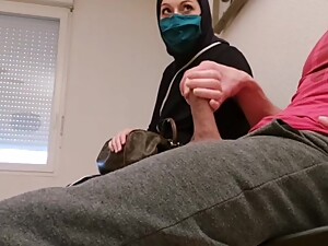 Pervert doctor puts a in his waiting room this muslim slut will be caught red-handed