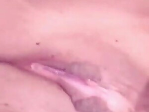 My wife cum