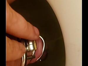 Pee in chastity