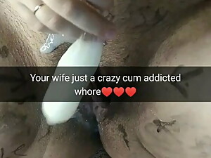 My wife is a crazy cum addicted cheating whore - Milky Mari