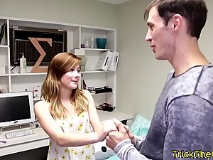Russian redhead screwed in a r. sexgame