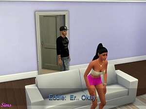 SluttyGFSims - Slut Girlfriend Cheats On Cuckold Boyfriend While He's Asleep - Sims 4