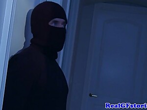 Housewife assfucked by a midnight burglar