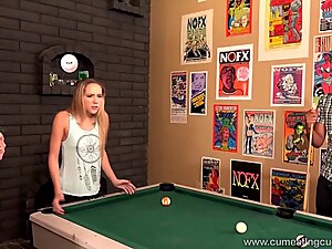 Cum Eating Cuckolds - Hollie Mack'_s hubby lost her in a pool game