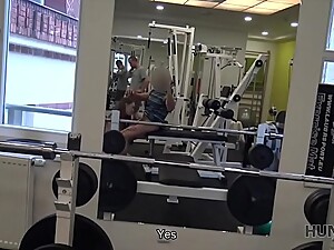 HUNT4K. Naive gym bunny has sex with rich male instead of training