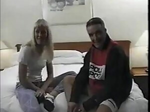 Interracial man fucks husbands wife